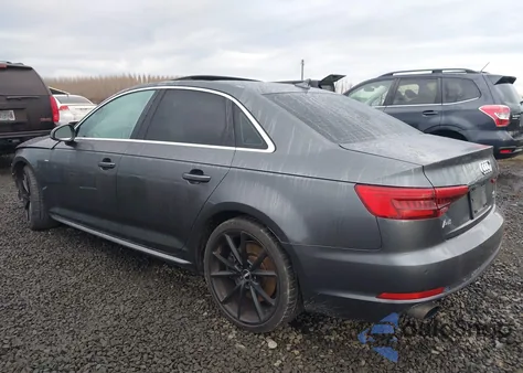 2017 Audi A4 2.0T Premium from USA, damaged, VIN WAUENAF44HN036082